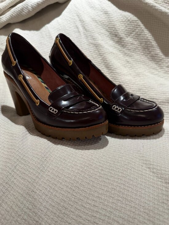 Sperry Shoes - Sperry Top-Sider Patent Leather Heeled Loafer